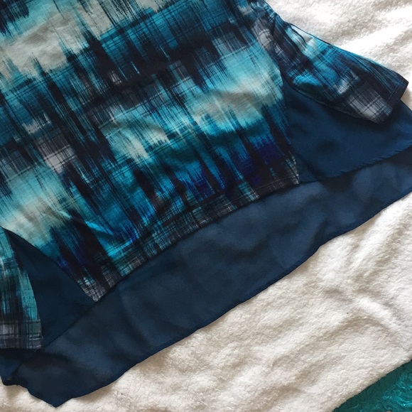 New Directions blue watercolour top - Picture 3 of 8